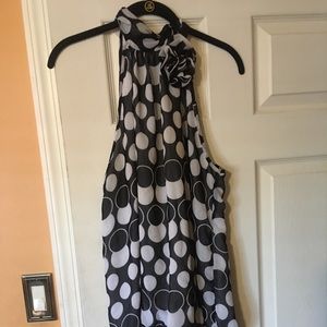 Ashley Stewart polka dot top